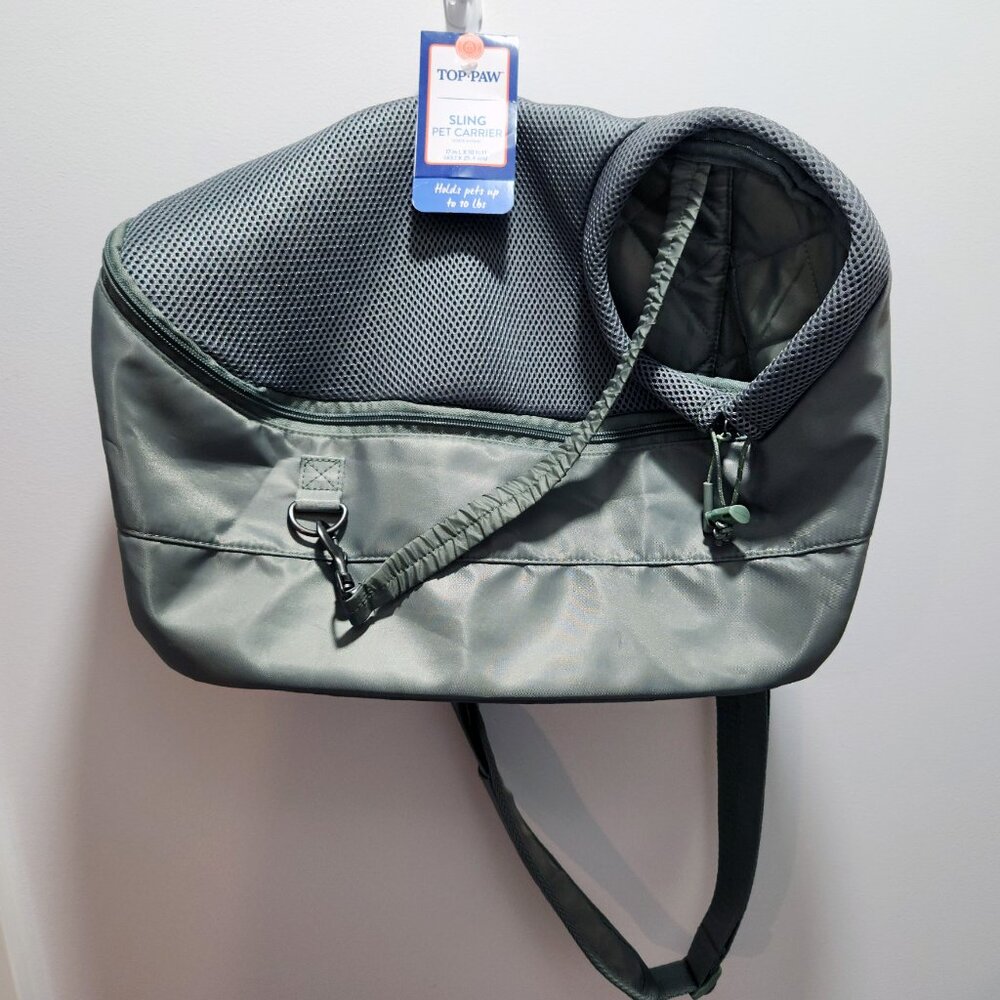 Top Paw Sling Pet Carrier, Green
